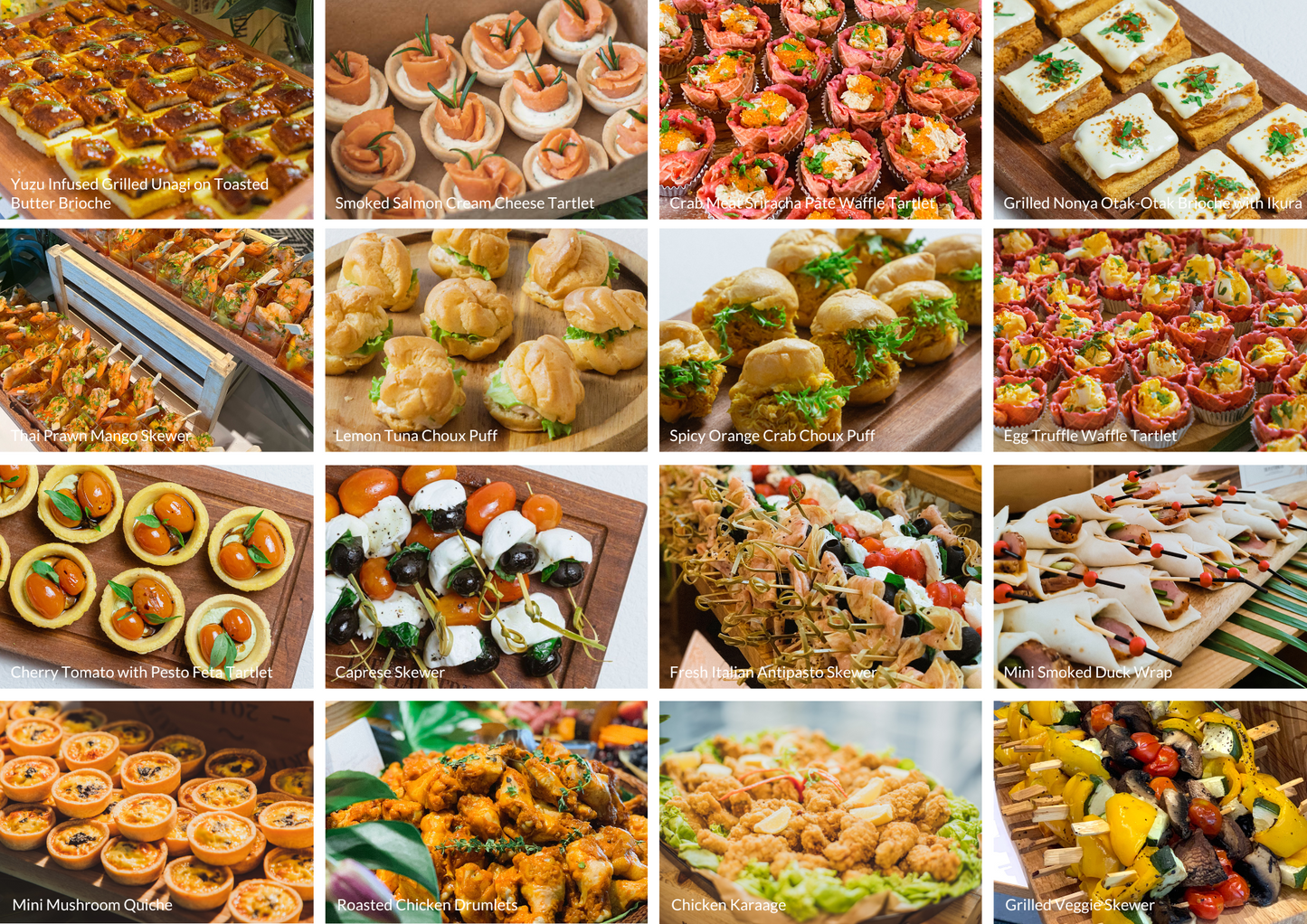 Signature Lunch & Dinner Catering with Meat Platters (from $760 for 20pax)