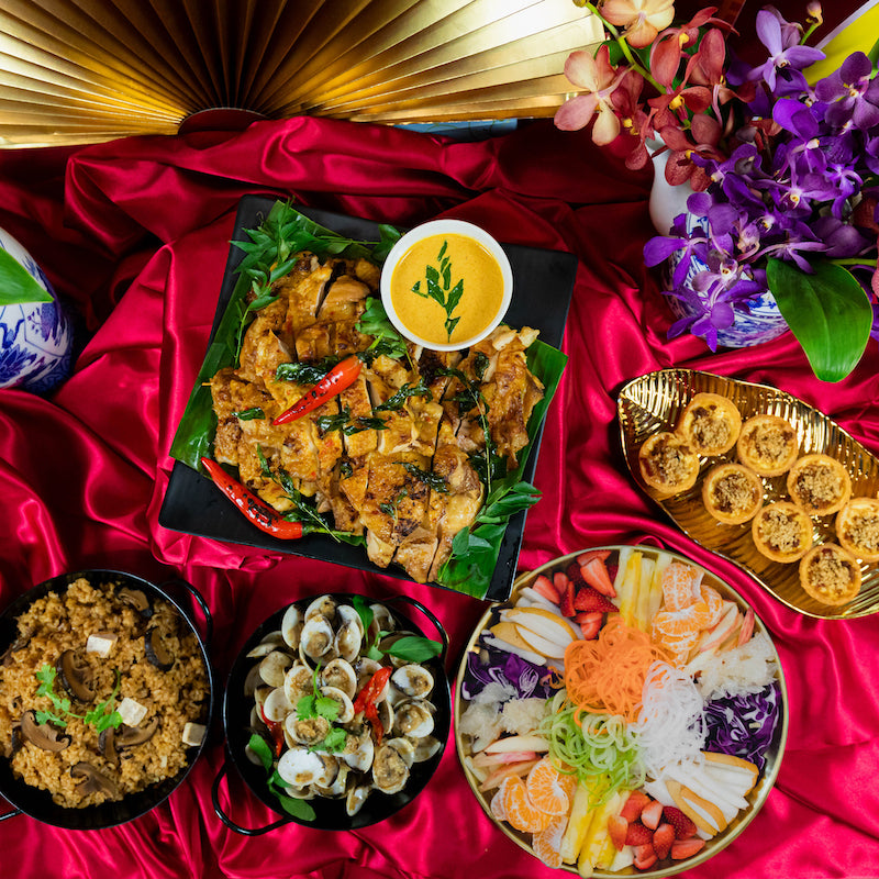 Chinese New Year Buffet Catering 2024: Feast of Abundance with Grilled Chicken Curry (from $760 for 20pax)