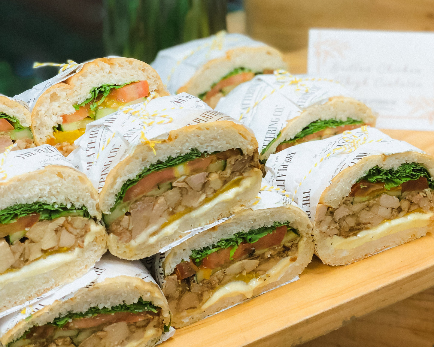Signature Lunch & Dinner Rustic Sandwich Catering (from $560 for 20pax)